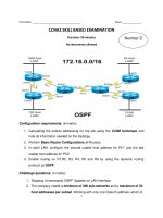 Tài liệu CCNA2 SKILL BASED EXAMINATION NUMBER 2 pdf