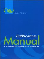 Tài liệu Publication Manual of the American Psychological association_1 docx