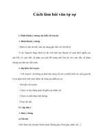 Tài liệu Cách làm bài văn tự sự potx