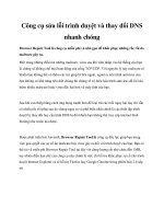 Tài liệu Công cụ sửa lỗi trình duyệt và thay đổi DNS nhanh chóng pot