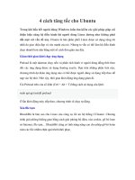 Tài liệu 4 cách tăng tốc cho Ubuntu doc