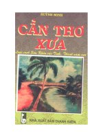 Tài liệu Cần Thơ xưa ppt