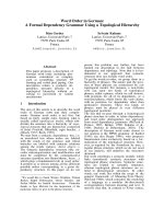 Tài liệu Báo cáo khoa học: 