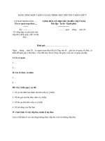 Tài liệu MẪU BẢNG TỔNG HỢP Ý KIẾN VÀ GIẢI TRÌNH VIỆC TIẾP THU Ý KIẾN GÓP Ý ỦY BAN NHÂN DÂN....... ppt