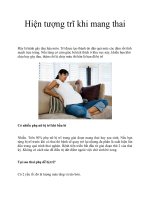 Tài liệu Hiện tượng trĩ khi mang thai pdf