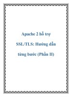 Tài liệu Apache 2 hỗ trợ SSL/TLS: Hướng dẫn từng bước (Phần II) potx