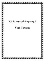 Tài liệu Kỳ ảo mực phát quang ở Vịnh Toyama doc