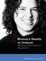 Tài liệu Women’s Health in Ireland: Meeting International Standards pdf