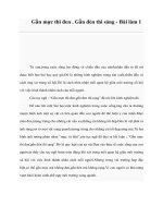 Tài liệu Gần mực thì đen . Gần đèn thì sáng - Bài làm 1 doc