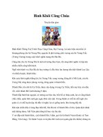 Tài liệu Bình Khôi Công Chúa pptx