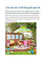 Tài liệu Góc sân rực rỡ để hóng gió ngày hè doc