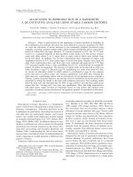 Tài liệu ALLOCATION TO REPRODUCTION IN A HAWKMOTH: A QUANTITATIVE ANALYSIS USING STABLE CARBON ISOTOPES docx