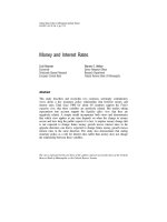 Tài liệu Money and Interest Rates docx