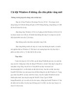 Tài liệu Cài đặt Windows 8 không cần chia phân vùng mới docx