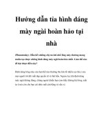 Tài liệu Hướng dẫn tỉa hình dáng mày ngài hoàn hảo tại nhà ppt