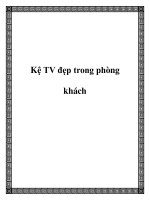 Tài liệu Kệ TV đẹp trong phòng khách pot
