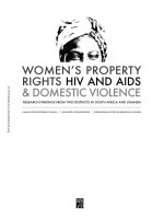 Tài liệu Women''''s Property Rights, HIV and AIDS & Domestic Violence docx