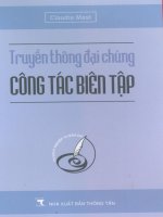 truyền thông đại chúng công tác biên tập