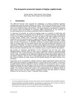 Tài liệu The long-term economic impact of higher capital levels docx