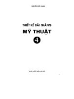 Tài liệu Thiết kế bài giảng mỹ thuật 4 pdf