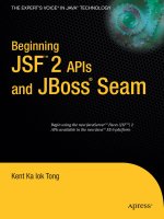 Tài liệu Beginning JSF 2 APIs and JBoss Seam pptx