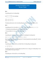 Đề kiểm tra định kỳ số 5 2013 - môn toán