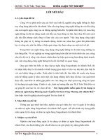 Xây dựng phần mềm quản lý tín dụng cá nhân tại ngân hàng thương mại cổ phần sài gòn công thương chi nhánh huế