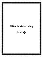 Tài liệu Niềm tin chiến thắng bệnh tật pot