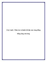 Tài liệu Cây ô môi - Thức ăn và thuốc bổ đặc sản vùng đồng bằng sông cửu long potx