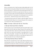 tiểu luận môn quản trị kinh doanh du lịch và khác