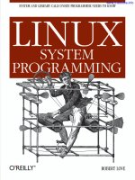 Tài liệu LINUX System Programming doc