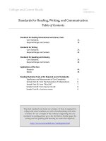 Tài liệu Standards for Reading, Writing, and Communication docx