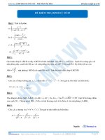 Đề kiểm tra định kỳ số 3 2013 - môn toán