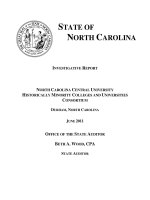 Tài liệu NORTH CAROLINA CENTRAL UNIVERSITY HISTORICALLY MINORITY COLLEGES AND UNIVERSITIES CONSORTIUM docx