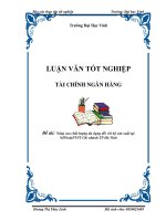 Nâng cao chất lượng tín dụng đối với hộ sản xuất tại NHNo&PTNT Chi nhánh TP Hà Tĩnh