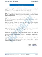 Đề kiểm tra định kỳ số 5 môn toán thầy phương