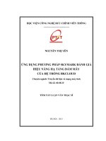 Ứng dụng phương pháp skymark đánh giá hiệu năng hạ tầng đám mây của hệ thống BKCloud