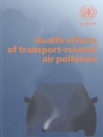 Tài liệu Health effects of transport-related air pollution ppt