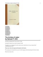 Tài liệu The Armies of Labor docx