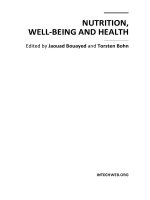 Tài liệu Nutrition, Well-Being and Health Edited by Jaouad Bouayed and Torsten Bohn pdf