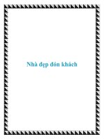 Tài liệu Nhà đẹp đón khách docx