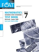 Tài liệu MATHEMATICS SUNSHINE STATE STANDARDS TEST BOOK 7 pdf