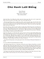 Tài liệu Chú Hanh Lười Biếng docx