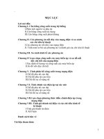 lựa chọn phương thức điều chỉnh điện áp trong mạng điện