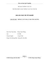 Báo cáo Trình tự kỹ thuật thi công đường