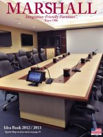 Tài liệu Integration-Friendly Furniture™ Since 1986 MARSHALL: Idea Book 2012 / 2013 pdf