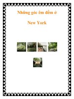 Tài liệu Những góc êm đềm ở New York pptx