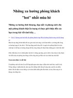 Tài liệu Những xu hướng phòng khách 