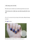 Tài liệu 2 mẫu móng tay đón cuối tuần ppt