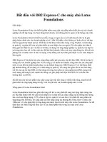 Tài liệu Bắt đầu với DB2 Express-C cho máy chủ Lotus Foundations pdf